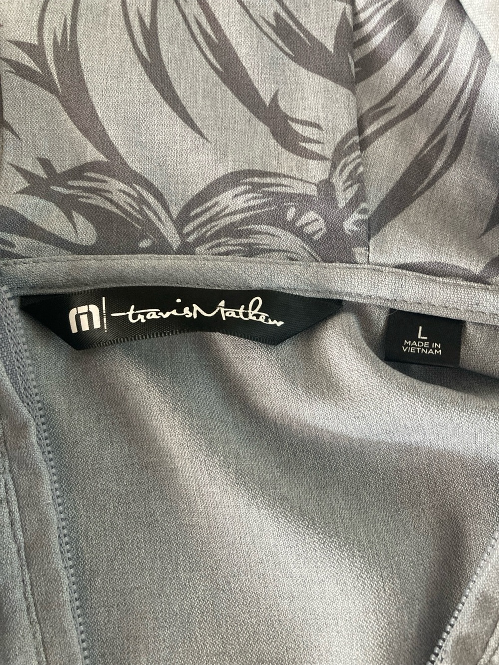 Travis Mathew Light Gray Skyview Quarter-Zip Hoodie - Picture 7 of 14